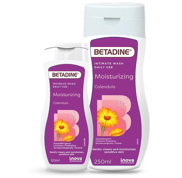BETADINE Intimate Wash Calendula 50ml and 250ml